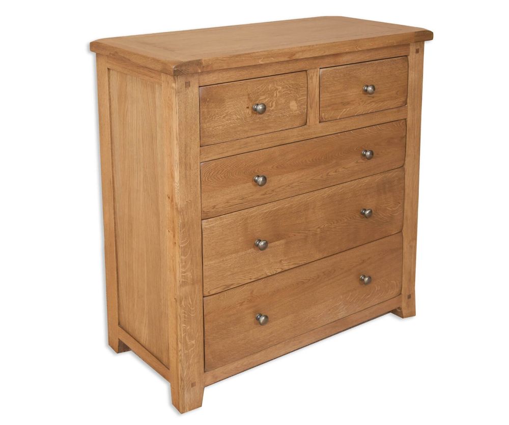 Melbourne Country Oak 2+3 Drawer Chest