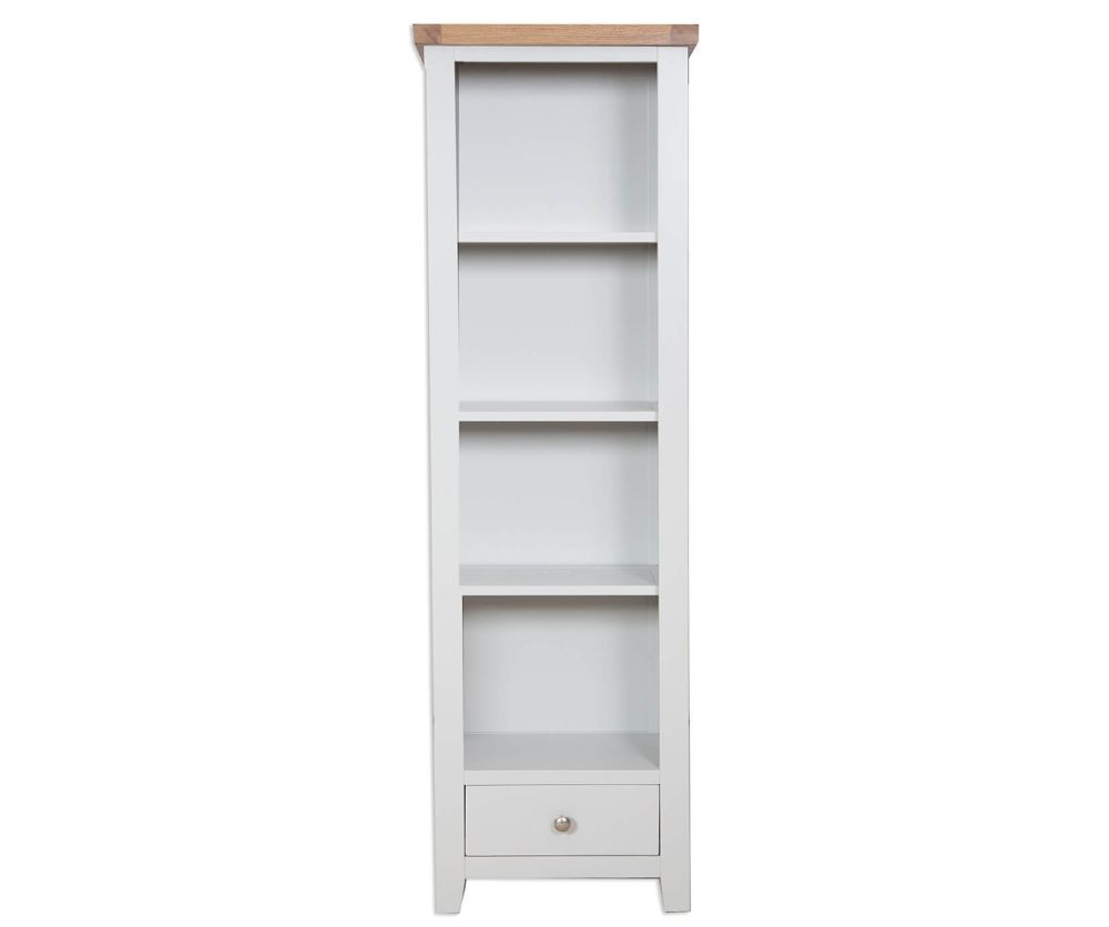 Melbourne French Grey Slim Bookcase