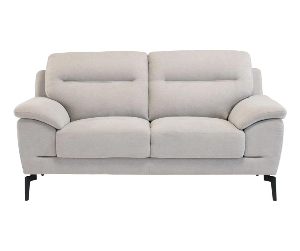 World Furniture Mia Grey Fabric Fixed 2 Seater Sofa