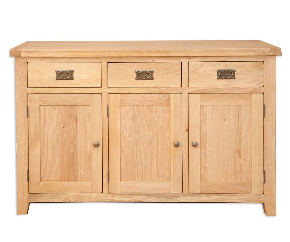 Melbourne Natural Oak 3 Door Sideboard