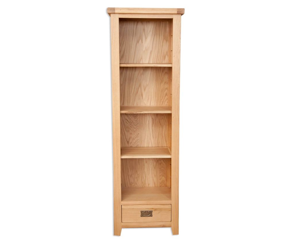 Melbourne Natural Oak Slim Bookcase