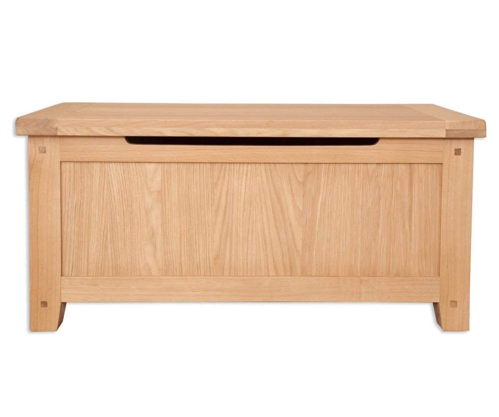 Melbourne Natural Oak Blanket Box
