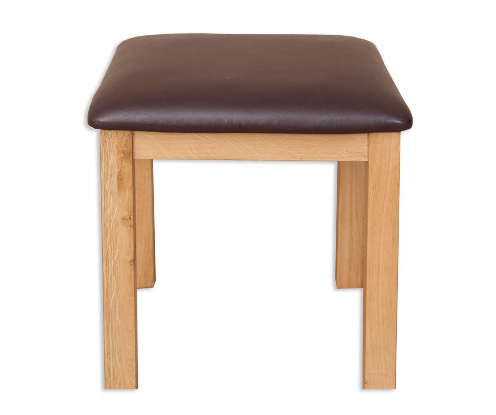 Melbourne Natural Oak Dressing Table Stool
