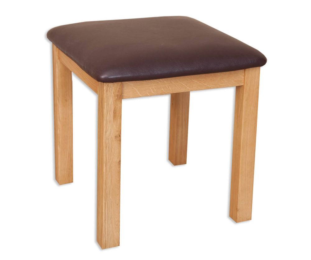 Melbourne Natural Oak Dressing Table Stool