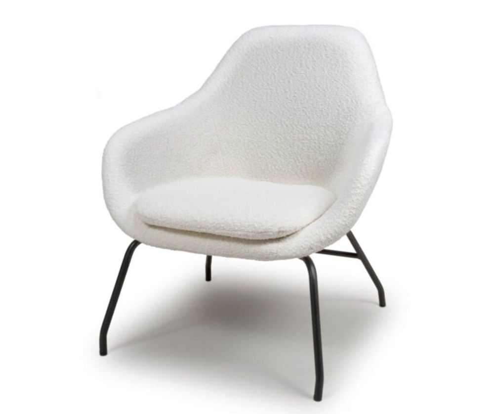 Furniture Link Moby Ivory Accent Chair