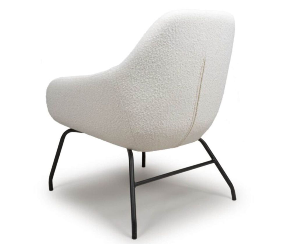 Furniture Link Moby Ivory Accent Chair