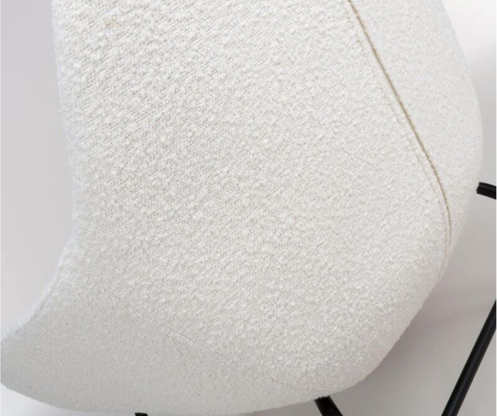 Furniture Link Moby Ivory Accent Chair