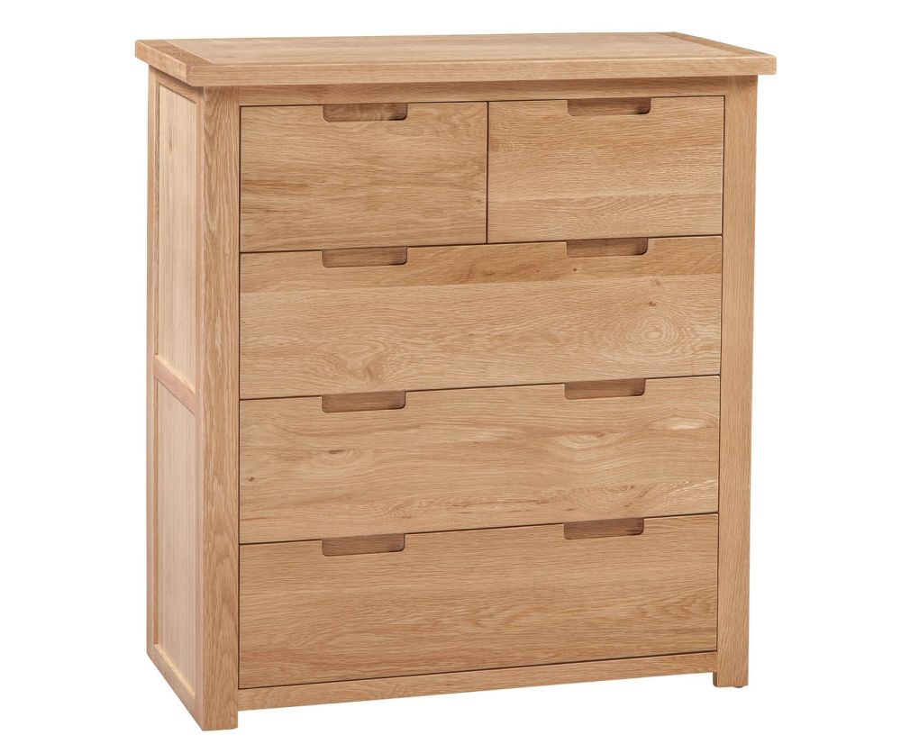 Homestyle GB Moderna Oak 3+2 Drawer Chest