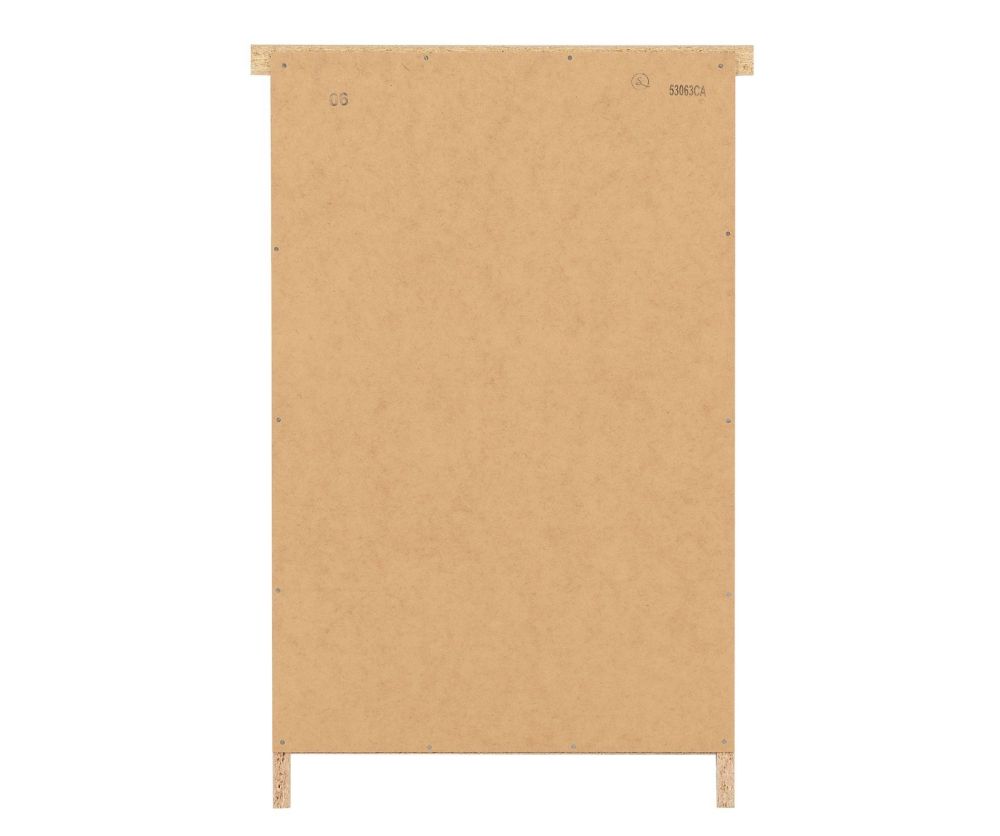 Seconique Nevada White Gloss 3 Drawer Bedside Cabinet
