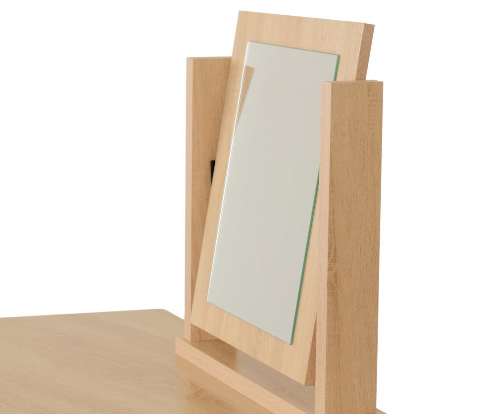 Seconique Nevada Sonoma Oak 4 Drawer Dressing Table Set