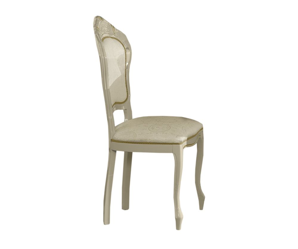 Ben Company New Venus Beige Italian Dining Chair in Pair
