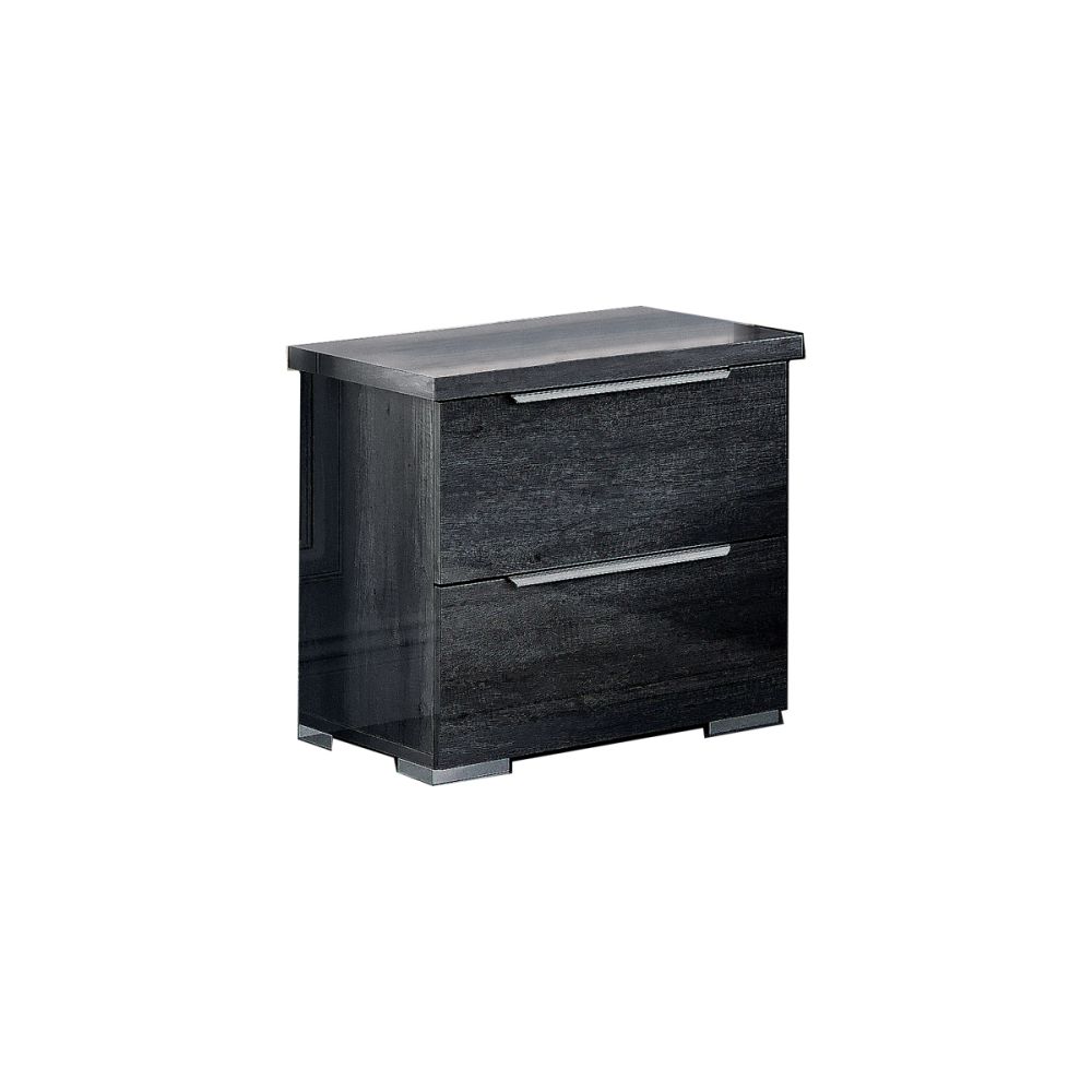 Ben Company Luna Dark Grey Italian Bed Group Set with 6 Door Wardrobe