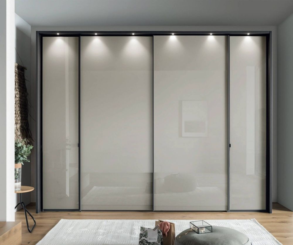 Wiemann Vip Nizza 2 Outer Hinged Door,2 Center Sliding Door Wardrobe – W250cm