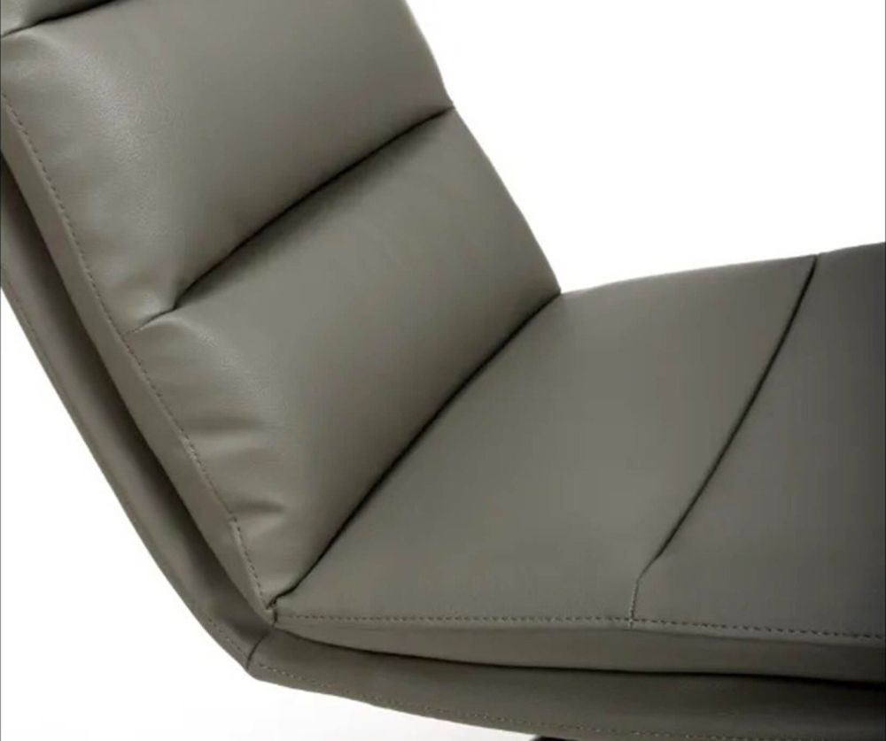 Furniture Link Nobo Truffle Swivel Dining Chair in Pair