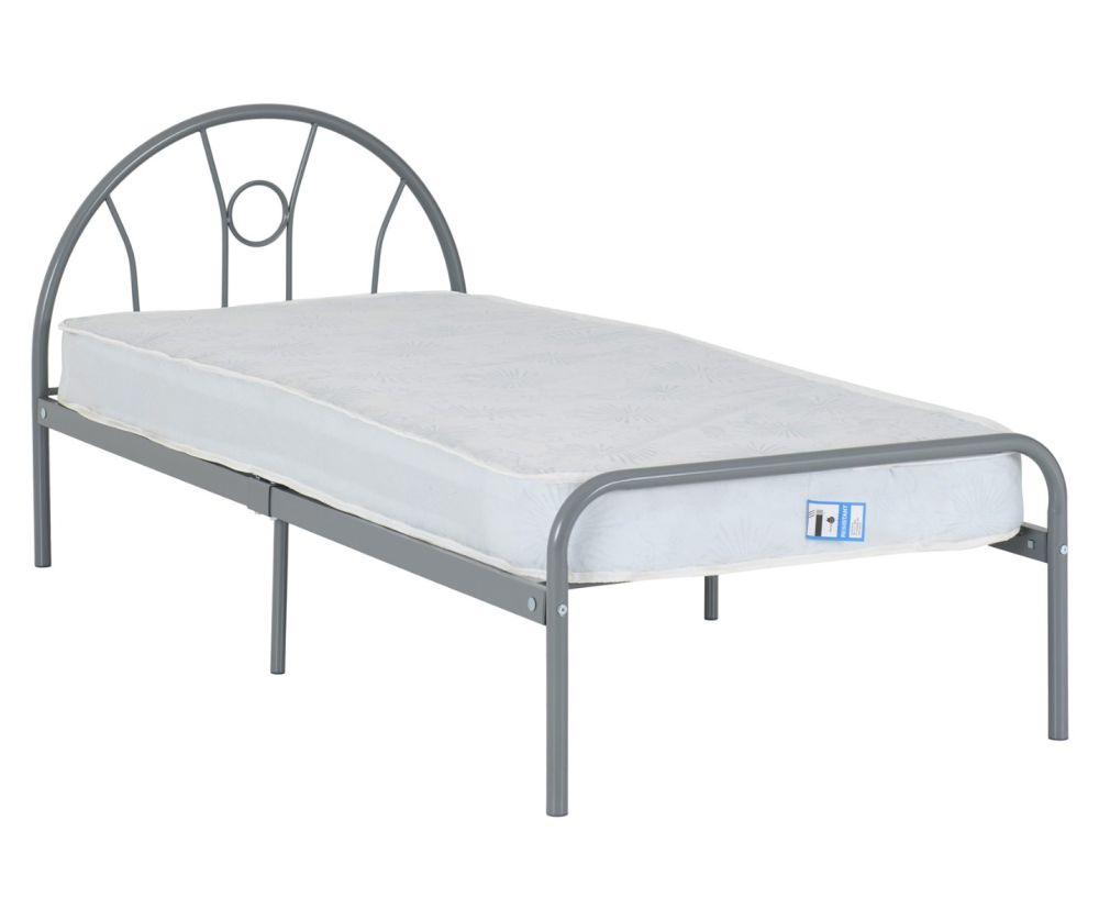 Seconique Nova Silver Low Foot End Metal Bed