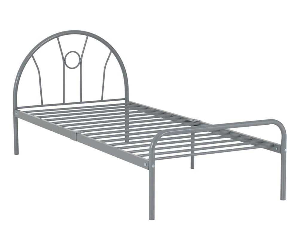 Seconique Nova Silver Low Foot End Metal Bed