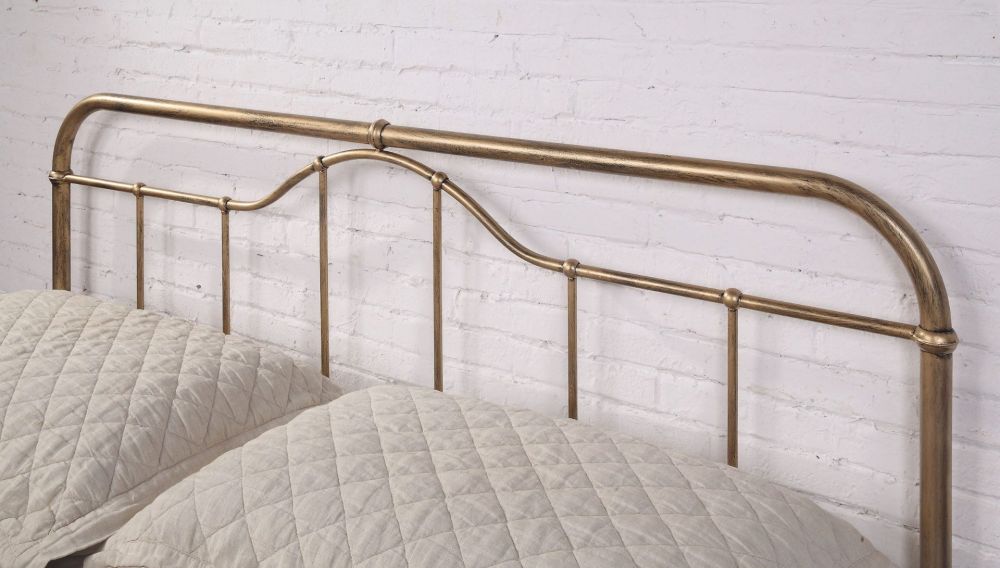 Flintshire Furniture Oakenholt Antique Bronze Metal Bed Frame