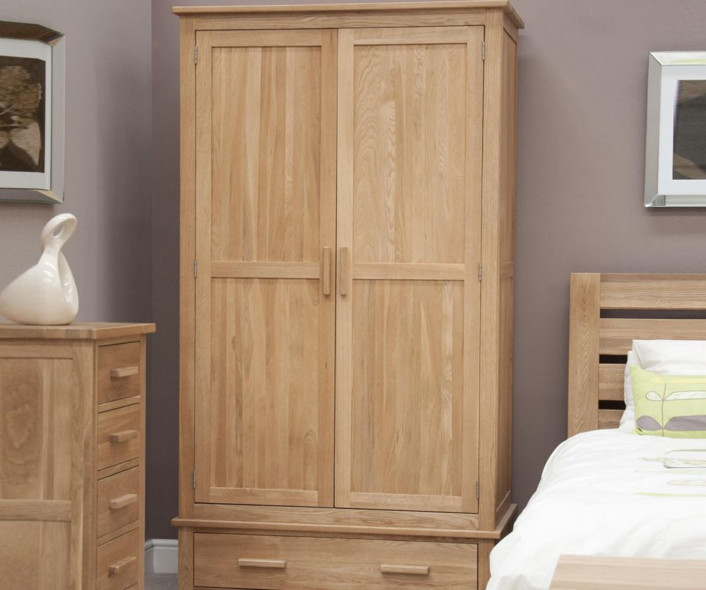 Homestyle GB Opus Oak Gents Wardrobe