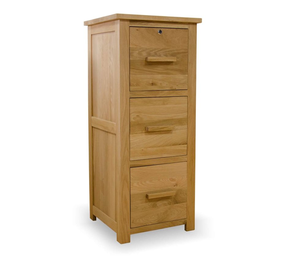 Homestyle GB Opus Oak 3 Drawer File Cabinet