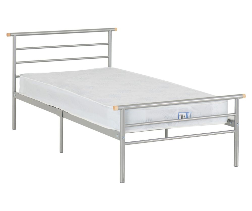 Seconique Orion Silver Low Foot End Metal Bed