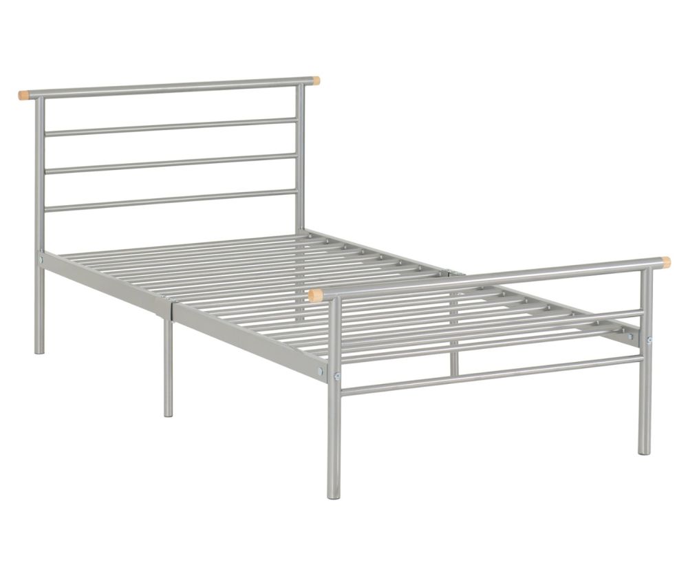 Seconique Orion Silver Low Foot End Metal Bed