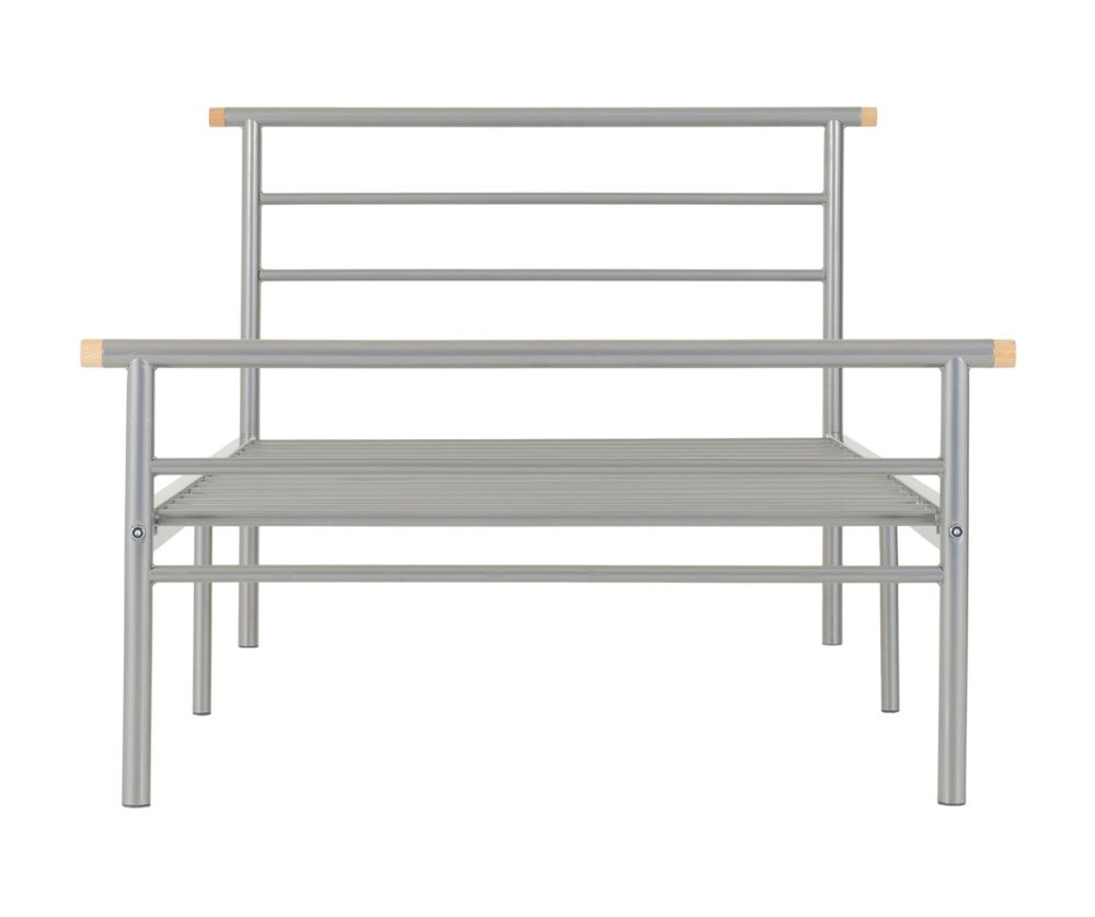 Seconique Orion Silver Low Foot End Metal Bed