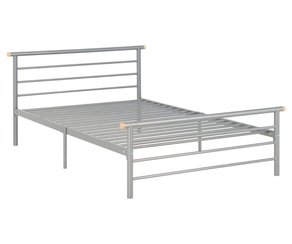 Seconique Orion Silver Low Foot End Metal Bed