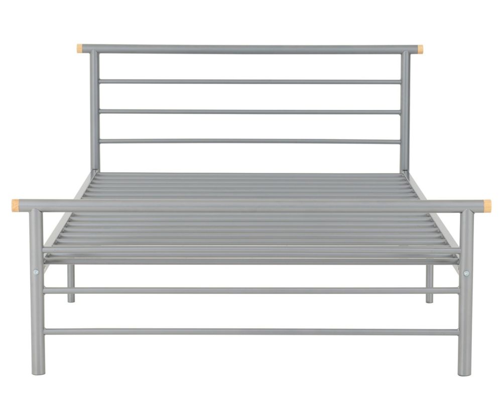 Seconique Orion Silver Low Foot End Metal Bed