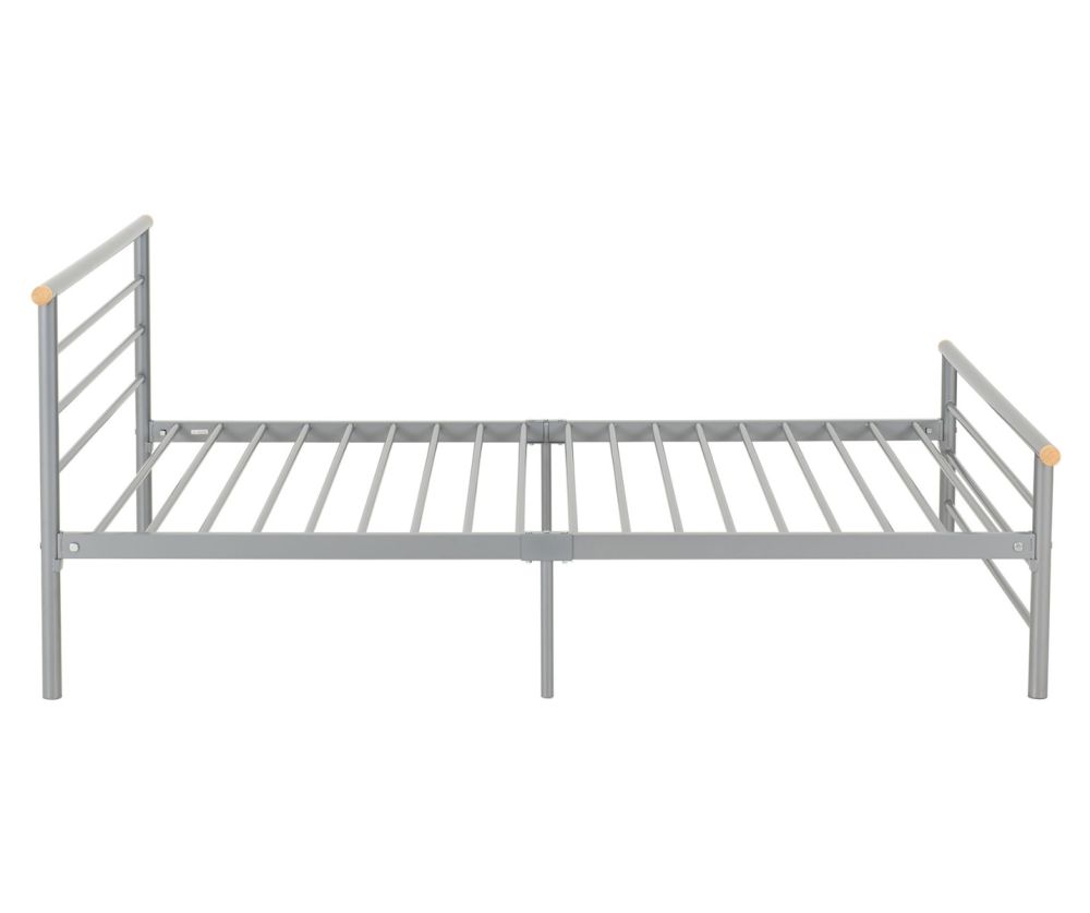 Seconique Orion Silver Low Foot End Metal Bed