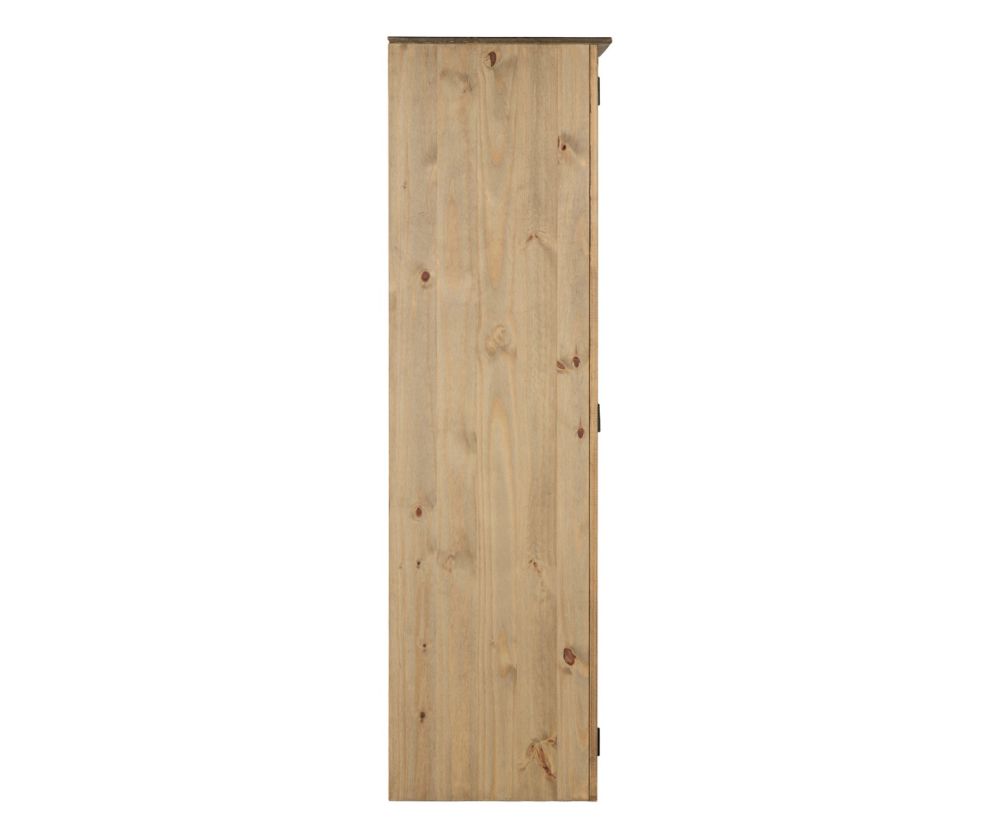 Seconique Panama Solid Pine 2 Door Wardrobe
