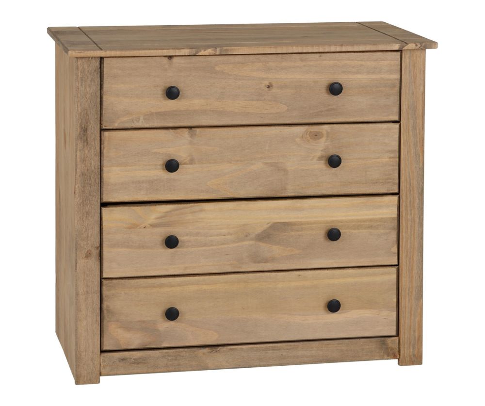 Seconique Panama Solid Pine 4 Drawer Chest