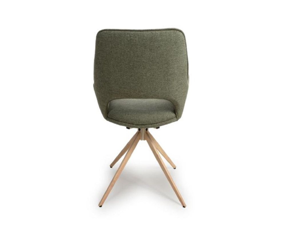 Furniture Link Perth Sage Swivel Dining Chair in Pair