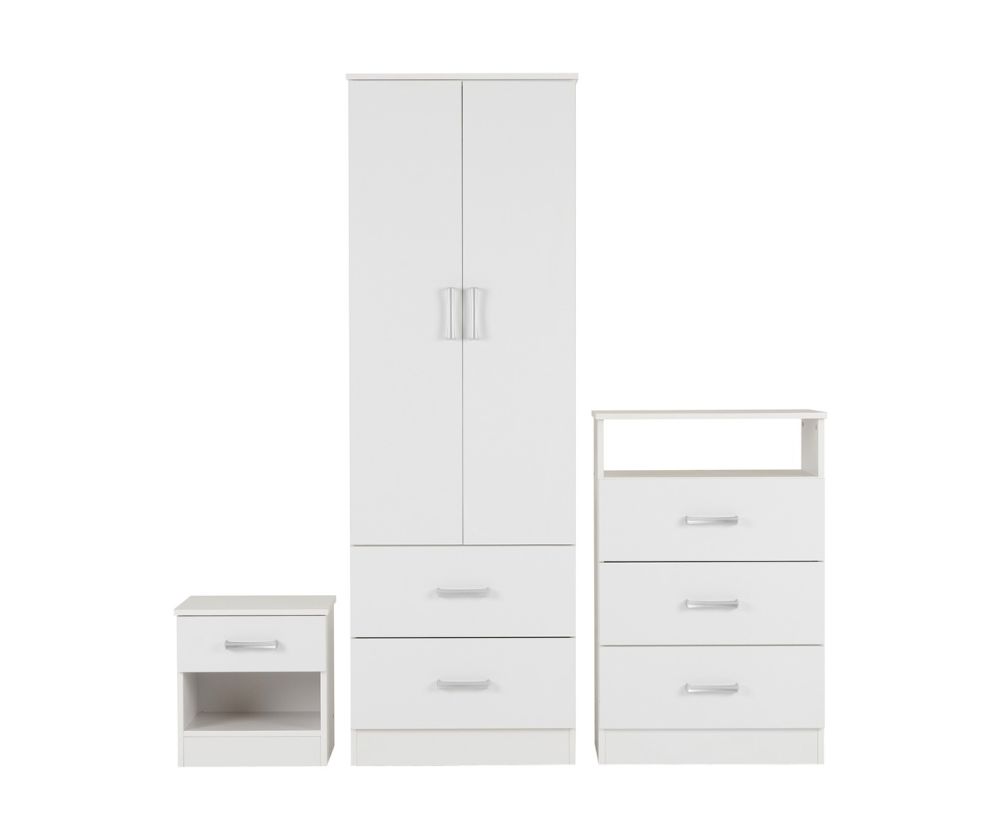 Seconique Polar White Bedroom Set