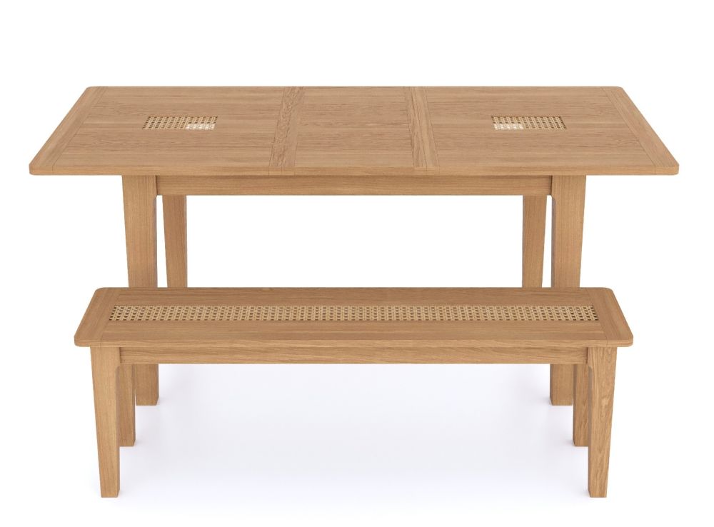 Heritance Halmstad Natural Oak Dining Bench