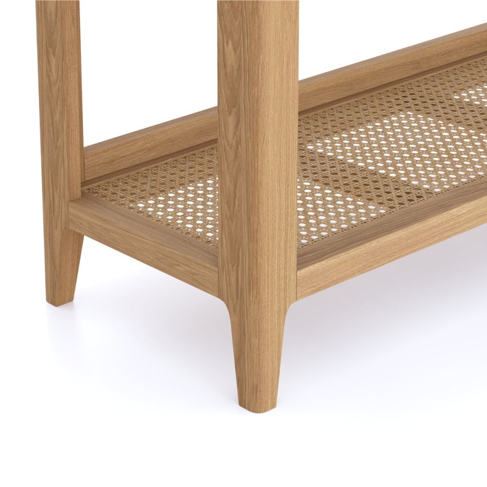 Heritance Halmstad Natural Oak Open Bookcase