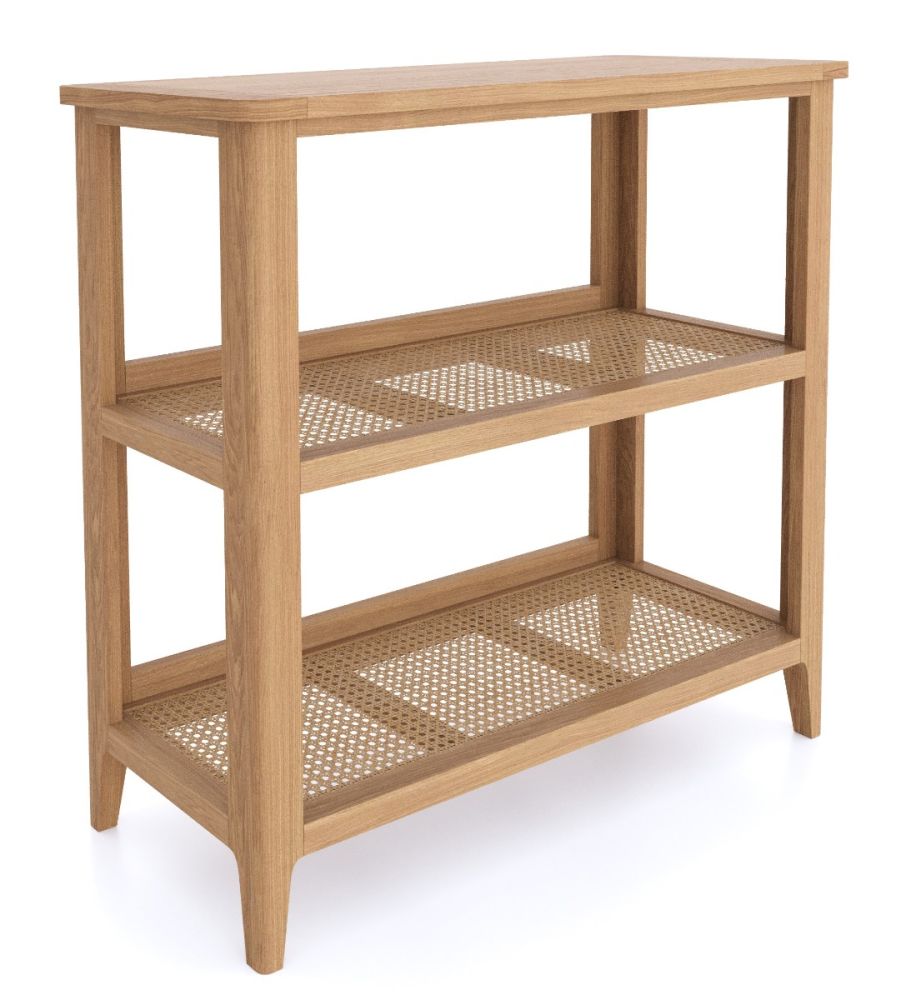 Heritance Halmstad Natural Oak Open Bookcase