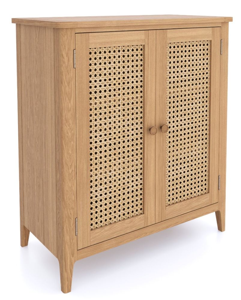 Heritance Halmstad Natural Oak 2 Door Cabinet