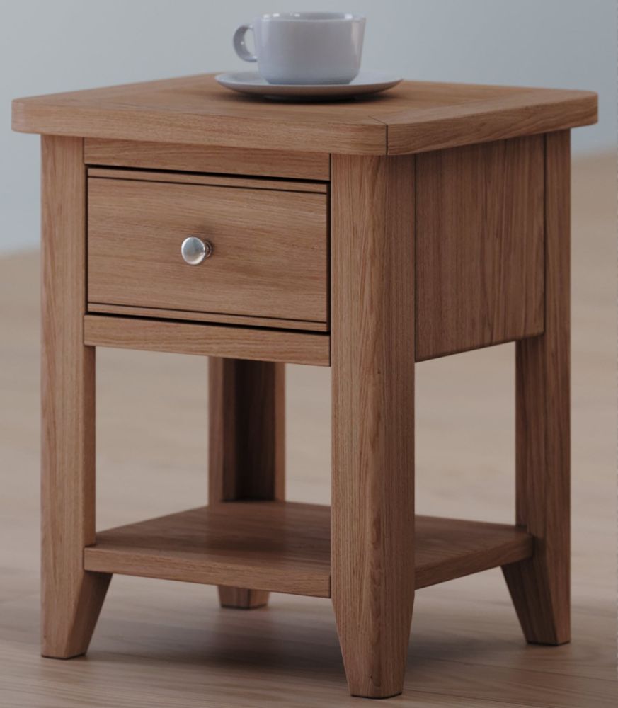 Heritance Arlyn Oak Lamp Table