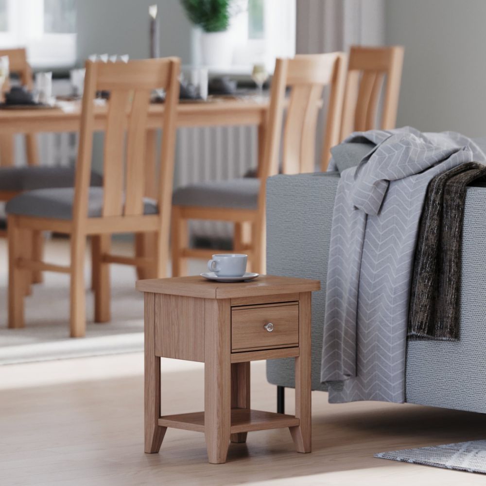 Heritance Arlyn Oak Lamp Table