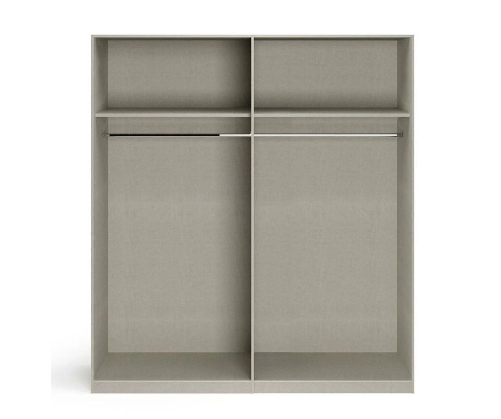Rauch Alabama Alpine White 4 Door Hinged Wardrobe