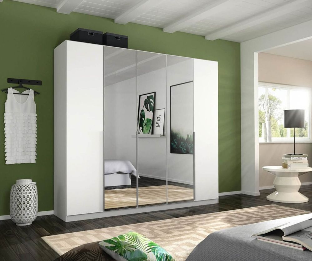 Rauch Alabama Artisan Oak 5 Door 3 Mirrors Wardrobe