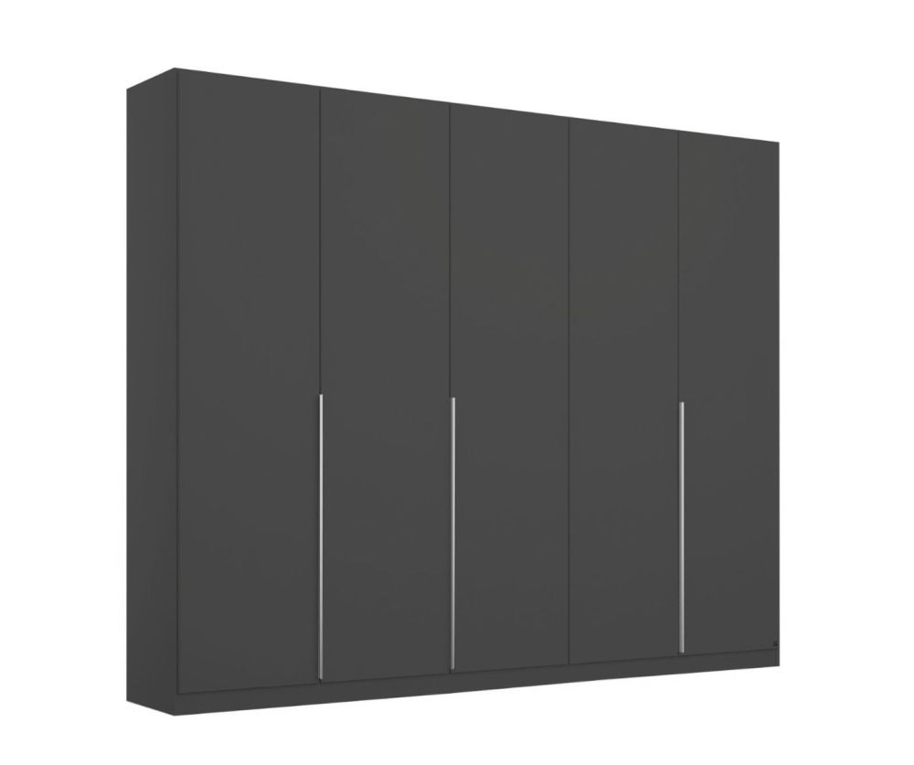 Rauch Alabama Metallic Grey 5 Door Wardrobe