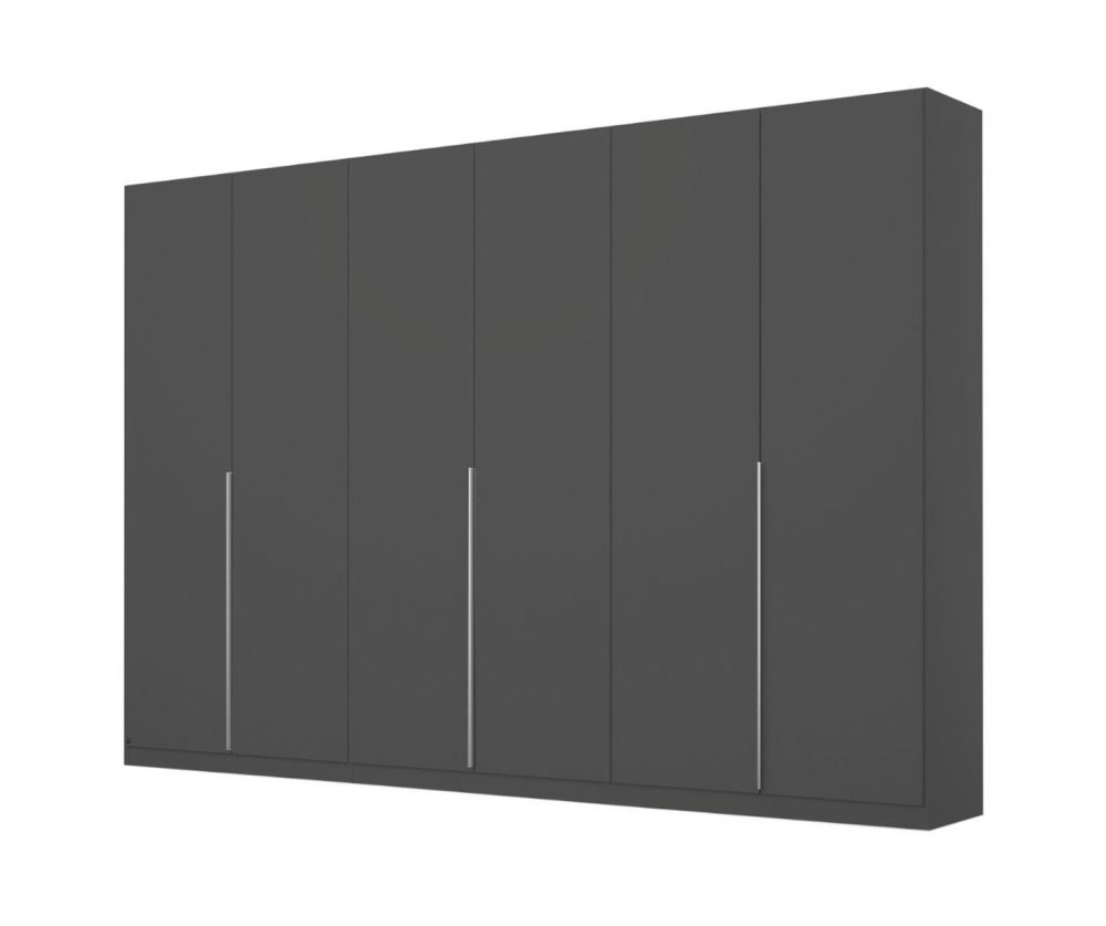 Rauch Alabama Metallic Grey 6 Door Wardrobe