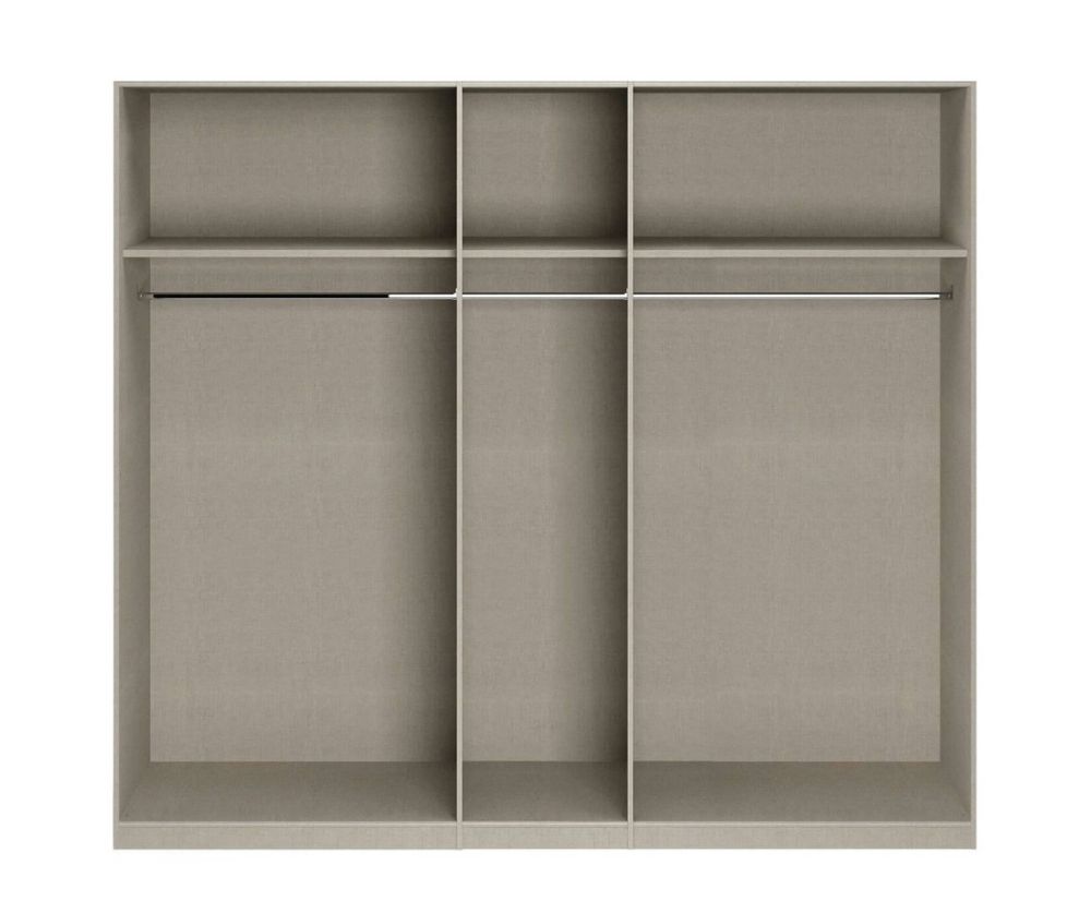 Rauch Alabama Sonoma Oak 5 Door 3 Mirrors Wardrobe