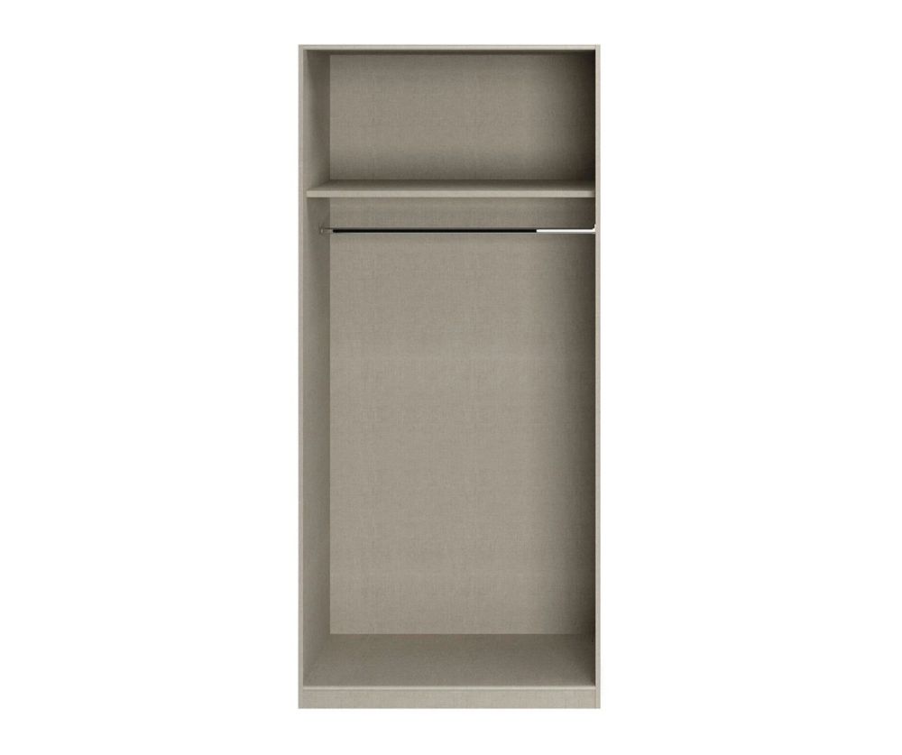 Rauch Alabama Alpine White 2 Door Hinged Wardrobe