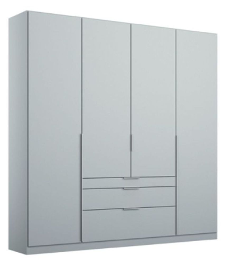 Rauch Alabama Silk Grey 4 Door 3 Drawers Wardrobe