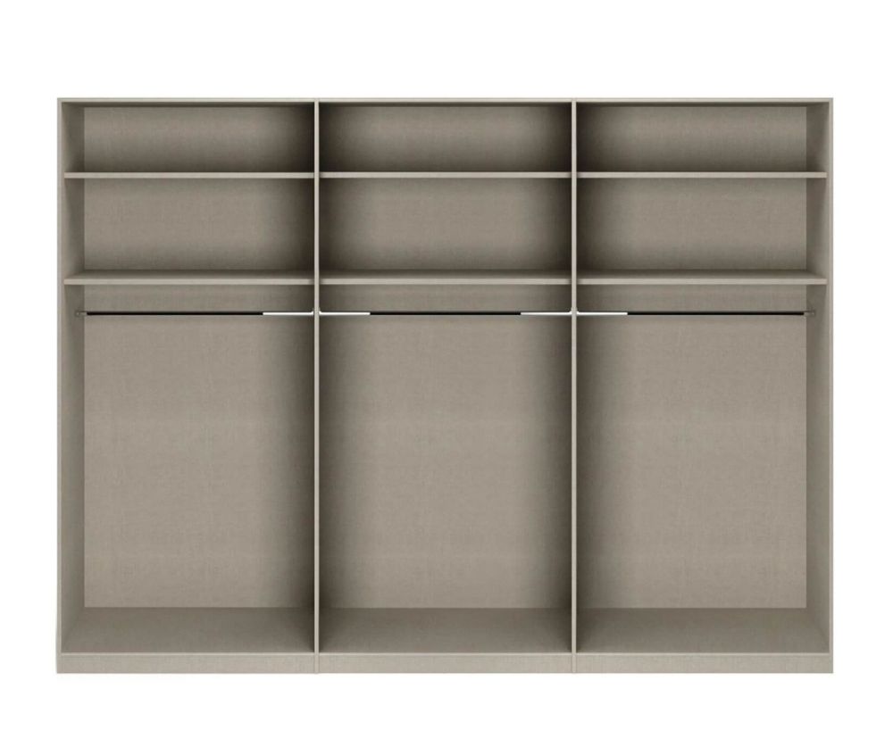 Rauch Alabama Champagne 6 Door Wardrobe