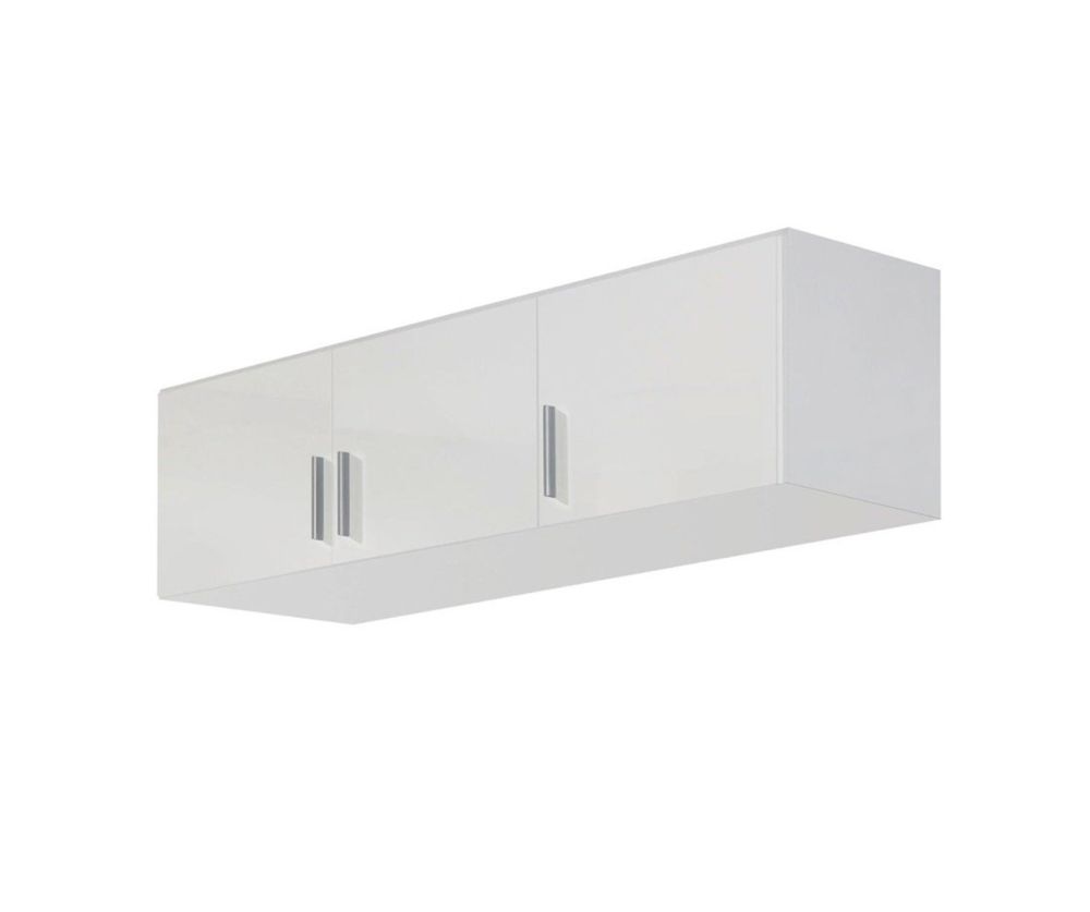 Rauch Celle Extra Sonoma Oak with High Gloss White 3 Door Wardrobe (W136cm)
