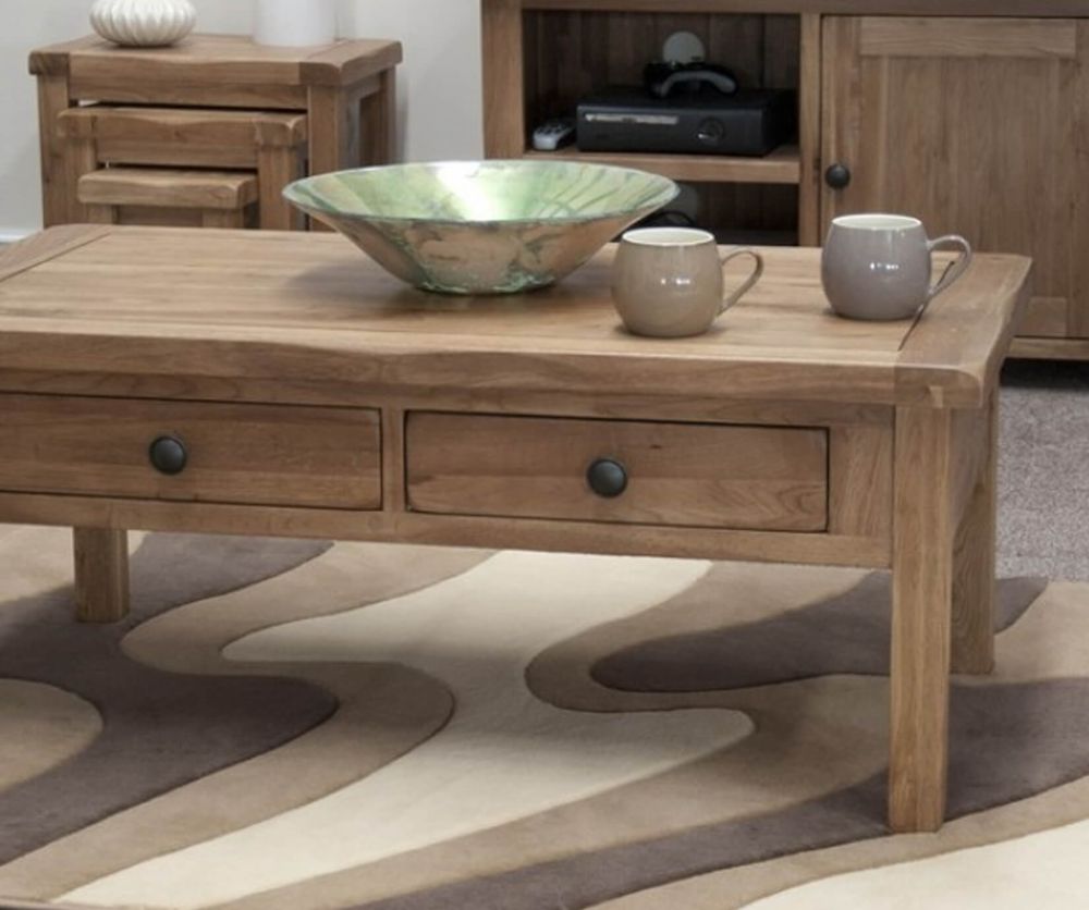 Homestyle GB Rustic Oak Coffee Table