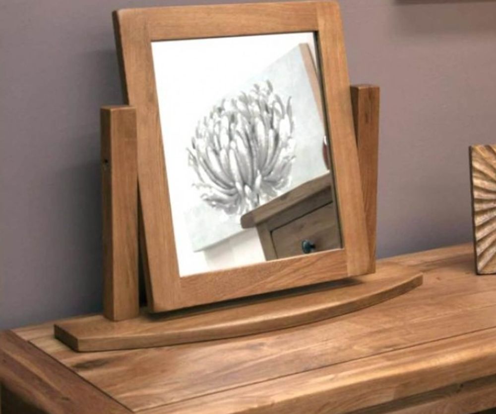 Homestyle GB Rustic Oak Dressing Table Mirror